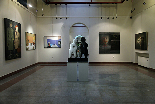 فضای نمایشگاهی ششمین جشنواره تجسمی فجر